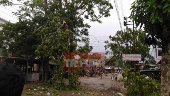 Storm rattles Southern Tripura 
